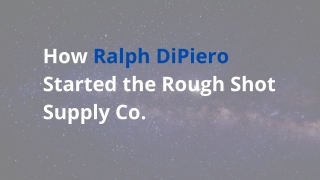 How Ralph Started the Supply Corporation
