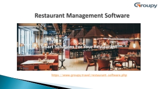 Restaurant Management Software