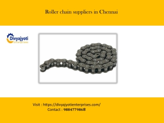 Roller chain suppliers in Chennai