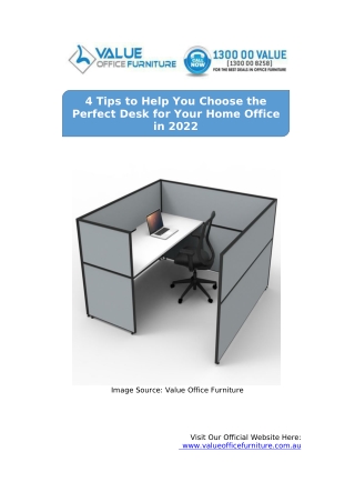 4 Tips to Help You Choose the Perfect Desk for Your Home Office in 2022