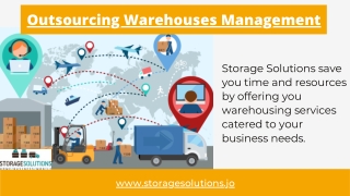 Outsourcing Warehouses Management Storage Solutions Jordan
