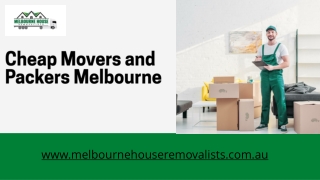 Cheap Movers and Packers Melbourne | Melbourne House Removalists