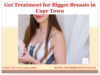 Get Treatment for Bigger Breasts in Cape Town