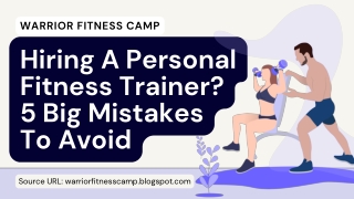 Hiring A Personal Fitness Trainer? 5 Big Mistakes To Avoid