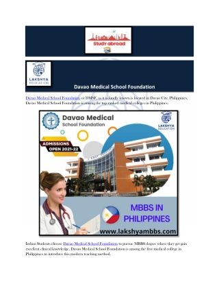 Davao Medical School Foundation