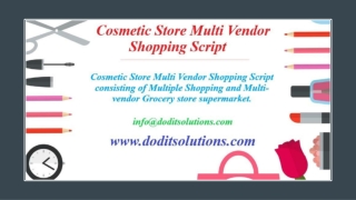 Readymade Best Cosmetic Store Script - DOD IT SOLUTIONS