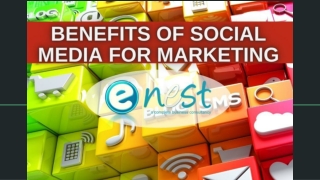 Benefits of social media for marketing