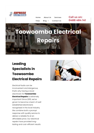 Toowoomba Electrical Repairs