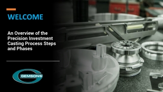 An Overview of the Precision Investment Casting Process Steps and Phases | GEMSO