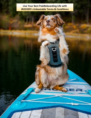 Live Your Best Paddleboarding Life with iROCKER’s Unbeatable Terms & Conditions