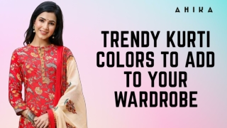 Trendy Kurti Colors to Add to Your Wardrobe