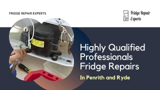 Highly Qualified Professionals Fridge Repairs In Penrith and Ryde