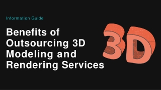 Outsource 3D Modeling & Animation Services to India