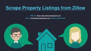 Scrape Property Listings from Zillow