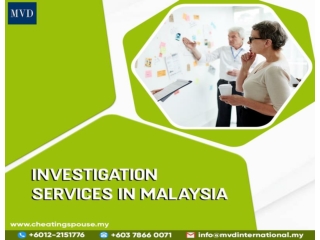 Best Investigation Services Malaysia