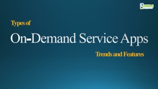 On-Demand Service Apps