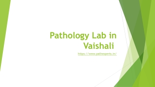 Pathology Lab in Vaishali