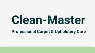 Carpet Cleaners in Liberty Lake - Clean-Master