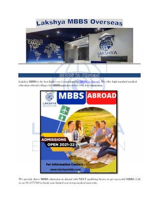 Study MBBS Abroad Consultants