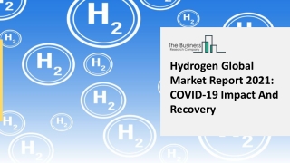Global Hydrogen Market Analysis and Forecast Report 2030