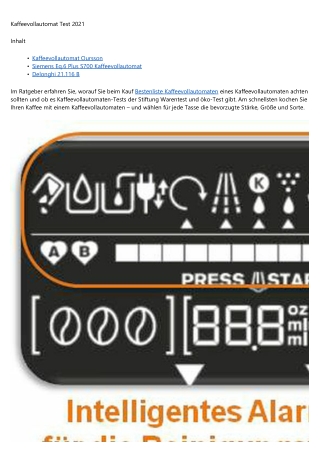 Diese Vorteile überzeugen jeden von Kaffeevollautomat Für Single Haushalt -- Jet