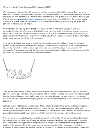 12 Reasons You Shouldn't Invest in create your own name necklace