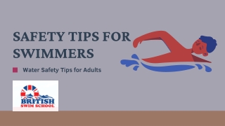 Safety Tips for Swimmers