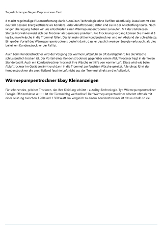Details über  Trockner Test Stiftung Warentest 2015 - Das solltest du wirklich w