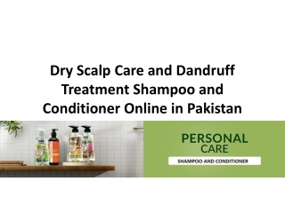 Dry Scalp Care and Dandruff Treatment Shampoo and