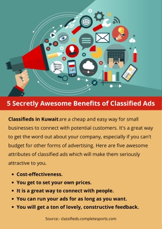 5 Secretly Awesome Benefits of Classified Ads