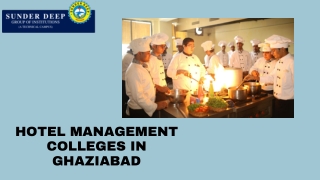 Hotel Management Course College | NCHMCT Colleges in Ghaziabad