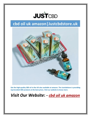 cbd oil uk amazon|Justcbdstore.uk