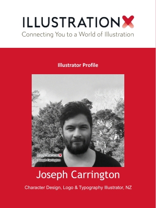 Joseph Carrington - Character Design, Logo & Typography Illustrator, NZ
