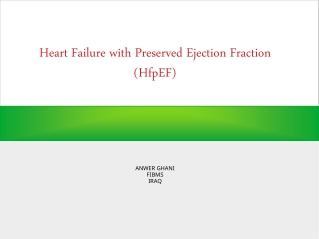 Heart Failure with Preserved Ejection Fraction