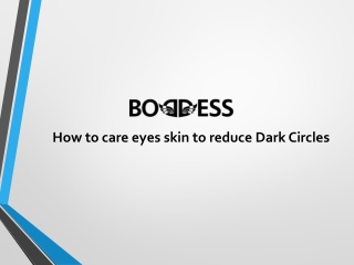 How to care eyes skin to reduce Dark Circles