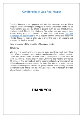 Benefits of hiring gas line installation contractors