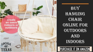 Buy Hammock Chair Online for Outdoors and Indoors | Locals of Texas