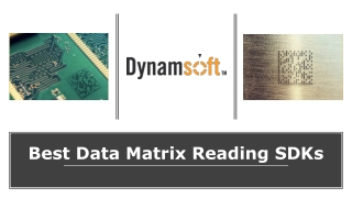 Best Data Matrix Reading SDKs | Dynamsoft Developers
