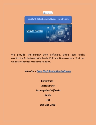 Data Theft Protection Software | Enfortra.com