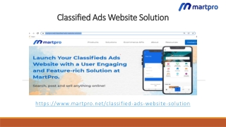 Classified Ads Website Solution