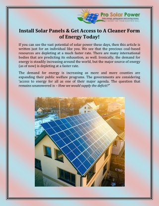 Best Solar Panel in Brisbane