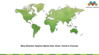 Mine Detection Systems Market Size, Share, Trends & Forecast