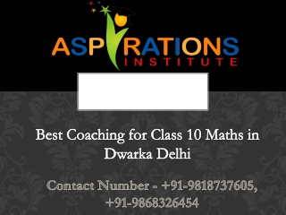 CBSE 10th class maths tuition in Dwarka
