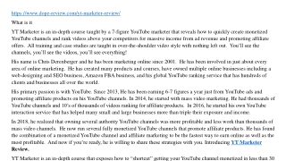 YT Marketer Review