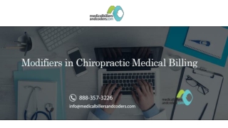 Modifiers in Chiropractic Medical Billing