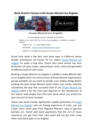 Grupo Musical Los Angeles