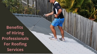 Benefits of Hiring Professionals For Roofing Services