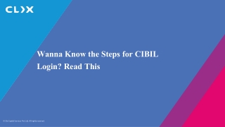 Wanna Know the Steps for CIBIL Login Read This