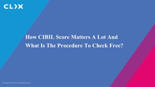 How CIBIL Score Matters A Lot And What Is The Procedure To Check Free