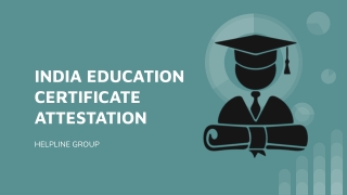 INDIA EDUCATION CERTIFICATE